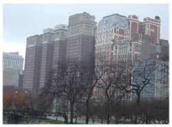 Chicago Hilston Towers, Blackstone Hotel und Torco Building in Chicago