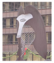 Picasso-Skulptur auf der Daley Plaza