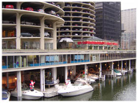 Marina City in Chicago